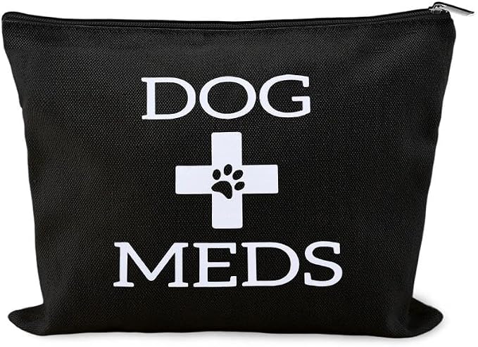 Small Dog Traveling Medicine Bag Dog Med Pouch for Supplies Pet Emergency Kit for Dogs Medical Pouch Camping Stuff Essentials for Dogs Medicine Pill Organizer Pet Medication Organizer Storage Bag by YangQian