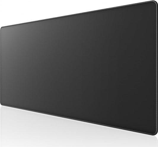 KTRIO Oversized Gaming Mouse Pad Desk Mat for Gamer, 47.3" x 23.6", Black | Full Desk Coverage, Superior Micro-Weave Cloth, Non-Slip Rubber Base, Durable Stitched Edges, Water-Resistant Coating by KTRIO