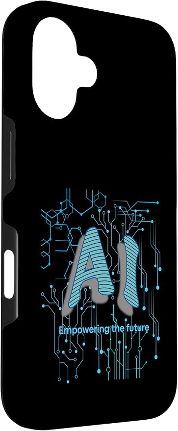 AI Circuit Board Tech Design for programmers & Engineers Case for iPhone 16 - Image 3