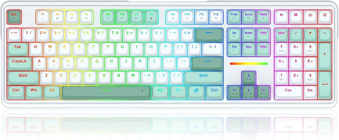 Redragon K745 HE Wired Hall-Effect Magnetic Rapid Trigger Gaming Keyboard | Multi-Function Control Wheel, Silky POM 8K Switches for Valorant & FPS Precision, Zero Delay, Practical 108-Key, PRO Software - Image 8