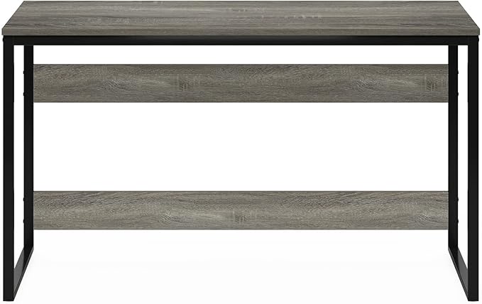 Furinno Moretti Modern Lifestyle Enhanced Study Desk 52 Inch, 52-Inch, French Oak Grey - Image 6