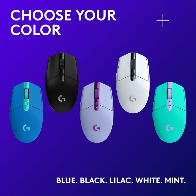 Logitech G305 Lightspeed Wireless Gaming Mouse - White | 12,000 DPI, Lightweight, 6 Programmable Buttons, 250h Battery, On-Board Memory, Compatible with PC and Mac - Image 8