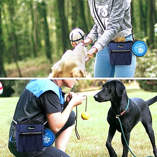 PetAmi Hands Free Dog Treat Pouch for Training and Walking, Navy - Image 5