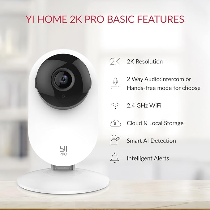 YI 2K 3MP Home Security Camera, Indoor Camera with Person, Vehicle, Animal Detection, Phone App for Baby, Pet, Dog, Monitoring, Compatible with Alexa - Image 8
