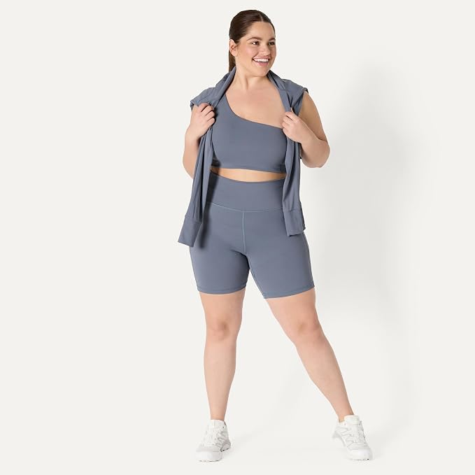 Amazon Essentials Women's Active FormFlex Buttery Soft High Waist Biker Shorts - Image 3