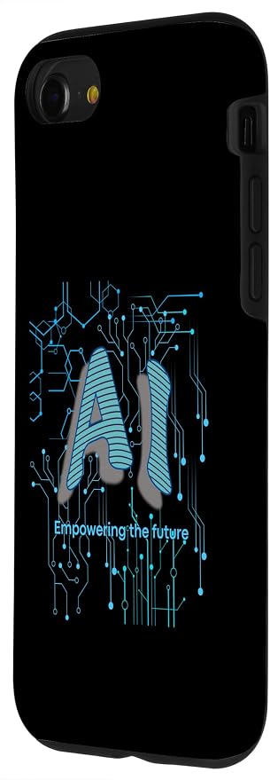 AI Circuit Board Tech Design for programmers & Engineers Case for iPhone SE (2020) / 7 / 8 - Image 2