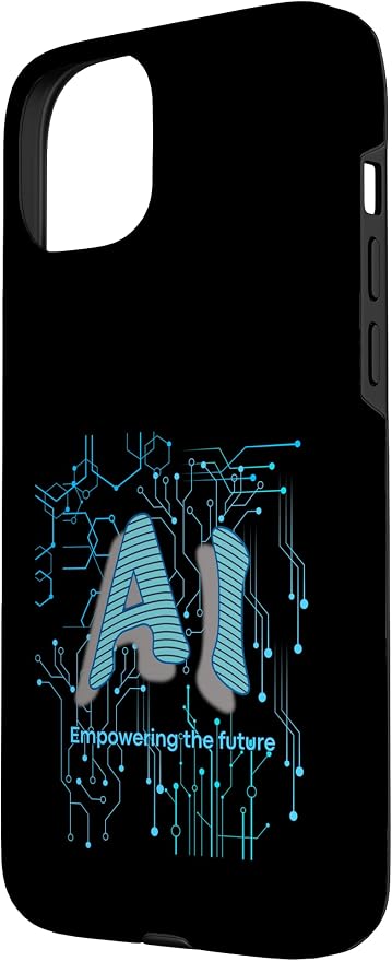 AI Circuit Board Tech Design for programmers & Engineers Case for iPhone 15 Plus - Image 2