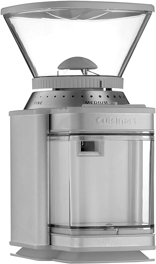 Cuisinart Coffee Grinder, Electric One-Touch Automatic Burr Coffee Grinder with 18-Position Grind Selector, Cup Size Selector for 4 – 18 Cups, Cool Gray Stainless Steel - Image 4