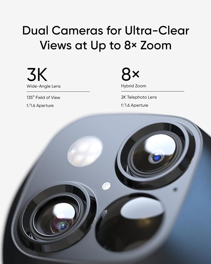eufy Security SoloCam S340 2-Cam Kit (HomeBase S380), Solar Security Camera, Wireless Outdoor Camera, 360° Pan and Tilt, No Blind Spots, No Monthly Fee, Built-in Local Storage (Up to 16TB) - Image 2