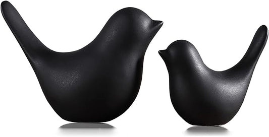 FANTESTICRYAN Small Animal Statues Home Decor Modern Style Black Decorative Ornaments for Living Room, Bedroom, Office Desktop, Cabinets… by FANTESTICRYAN