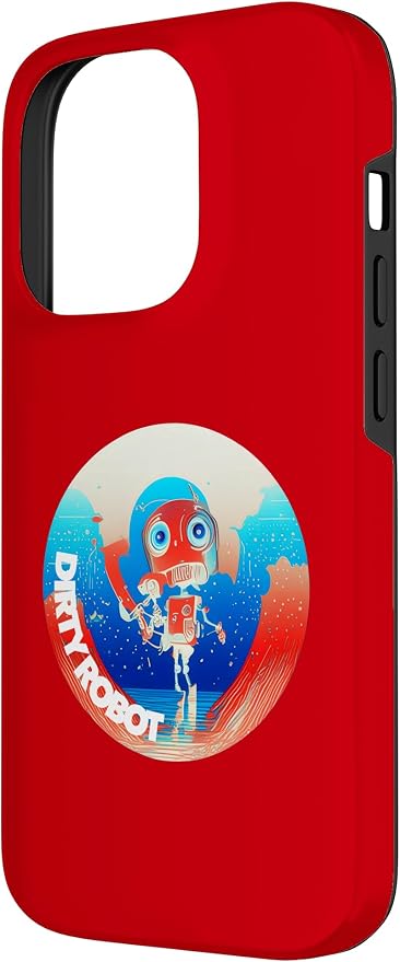 Dirty Robot my computer friend brand AI computing code cobot Case for iPhone 14 Pro - Image 2