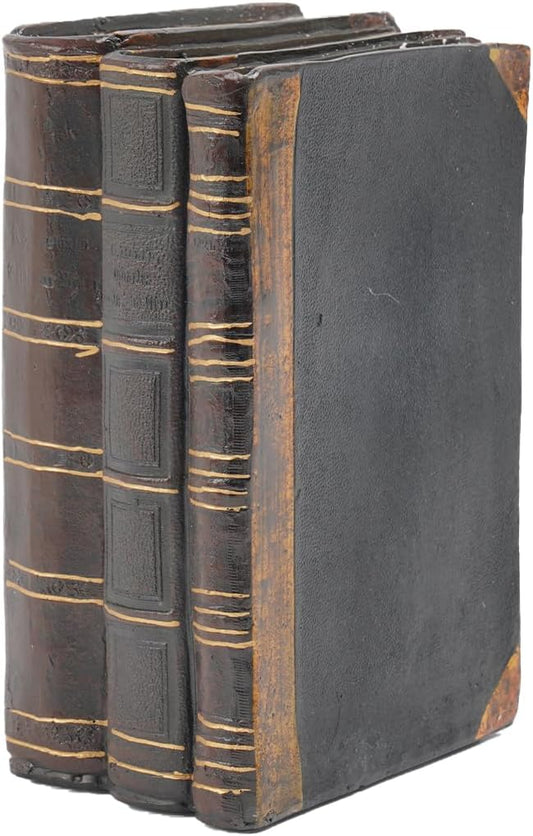 Decorative Books Coffee Table Books Decor - Resin Retro Classical Fake Decorative Books Set of 3 for Living Room, Office, Mantle Shelves Decor 4.2 * 2.7 * 6.2 Inch Guichifun by Guichifun
