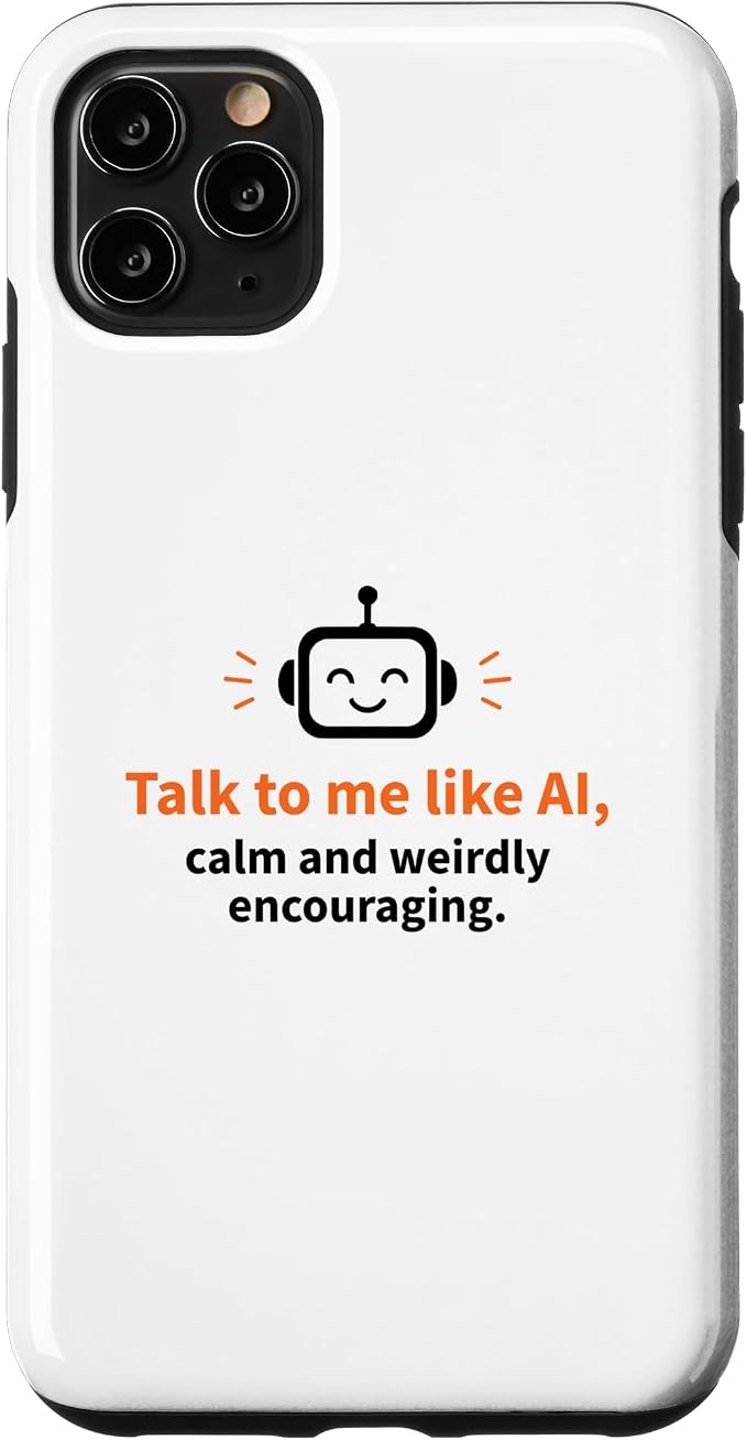 AI Robot Calm Encouraging Tech Support Case for iPhone 11 Pro Max by Unknown