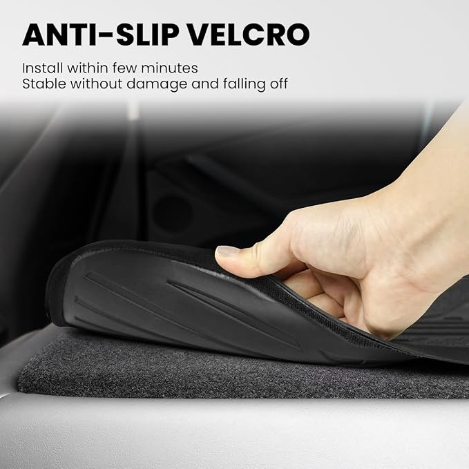 LASFIT Rear Seat Back Protector for Honda Passport 2026, All Weather TPE Pet Friendly Custom Fit Passport Second Row Back Seat Cover Mat Liner Accessories, Black - Image 7