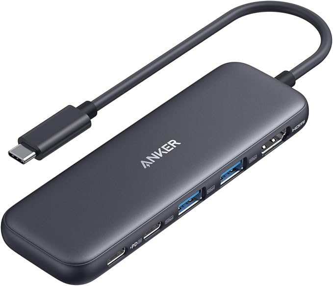 Anker USB C Hub, 5-in-1 USBC to HDMI Splitter with 4K Display | 85W Max PD, 1 Powered USB-C 5Gbps & 2 Powered USB-A 3.0 5Gbps Data Ports, for MacBook Pro, MacBook Air, Dell and More (Black) - Image 8