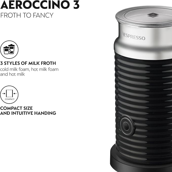 Nespresso Samra Origins Vertuo Pop+ Coffee Machine with Milk Frother | Samra Origins by The Weeknd in buna yellow, by De'Longhi. Aeroccino3 frother bundle for hot or cold foam drinks at home. - Image 5