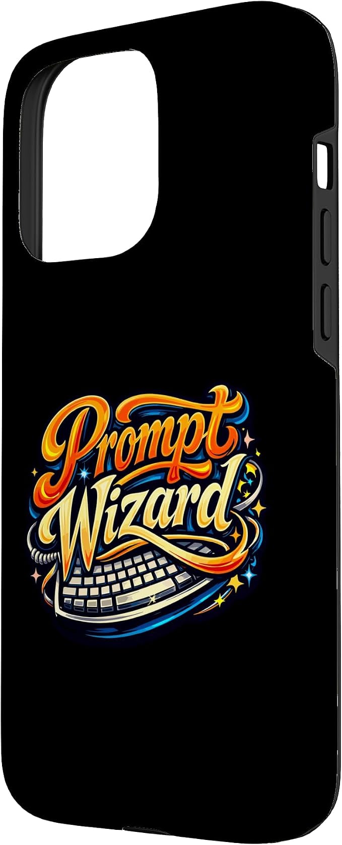 Prompt Wizard AI Retro Keyboard Case for iPhone 15 Pro Max - Image 2
