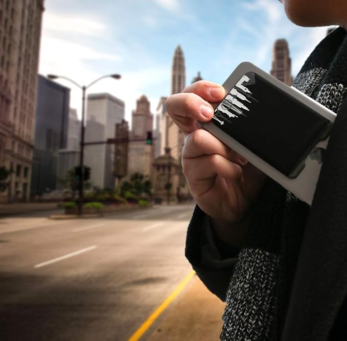 Phone Wallet - Adhesive Card Holder - Cell Phone Pouch - Stick on Lycra Pocket by Gecko - Carry Credit Cards and Cash - Image 5