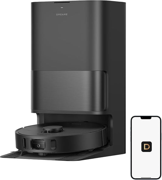 dreame D30 Ultra CE Robot Vacuum and Mop, 25,000Pa Powerful Suction | 0.41in Mop Lifting, Multifunctional Base Station, Auto Dust Emptying & Mop Self-Cleaning, Smart Obstacle Avoidance, Black by Unknown