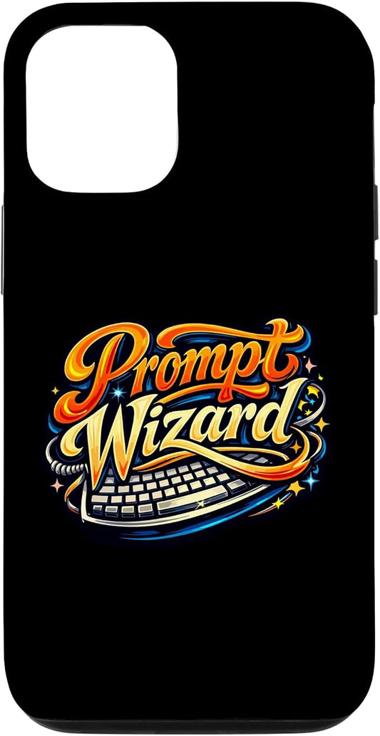 Prompt Wizard AI Retro Keyboard Case for iPhone 12/12 Pro by Unknown