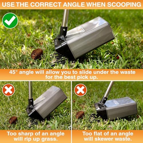 Neater Pet Brands Lift N' Bag Dog Pooper Scooper with 22" Pole, 15 Bags - Image 6