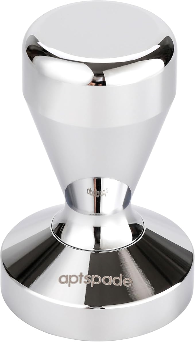 51mm Espresso Tamper, Coffee Tamper with Flat Base, Solid Aluminum Alloy Coffee Press Tool, Chrome-Plated Hand Espresso Tamper for 51mm Portafilter Espresso Machines by Unknown