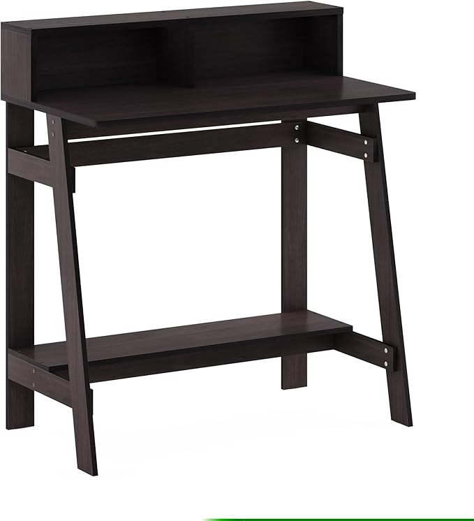 Furinno Simplistic A Frame Computer Desk, Dark Walnut - Image 5