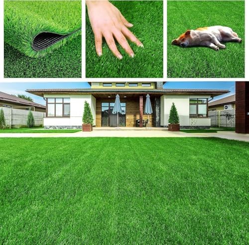 Artificial Grass for Dogs Pee Tray Fake Grass Mat for Professional Puppy Potty Trainer Replacement Dog Grass Pad for Indoor and Outdoor (78.7 x 39.4 Inch (Pack of 1)) by SSRIVER