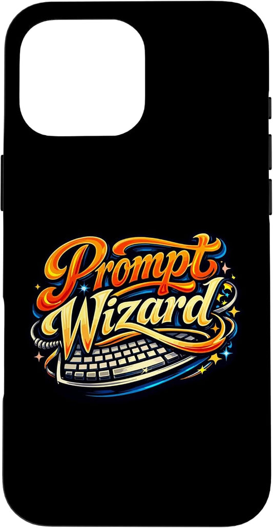 Prompt Wizard AI Retro Keyboard Case for iPhone 16 Pro Max by Unknown