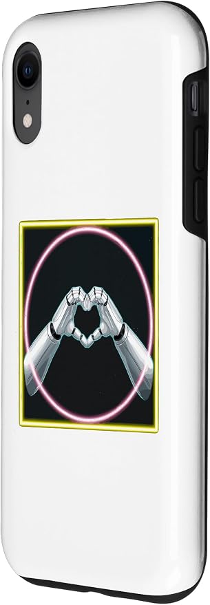 iPhone XR Hand Heart AI Robot | Hands Robot Shirt Case - Image 2