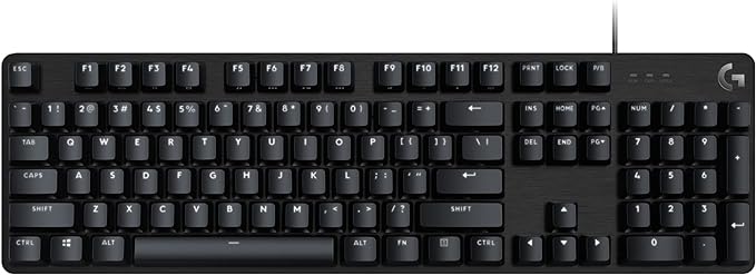 Logitech G413 SE Full-Size Mechanical Gaming Keyboard - Black | Backlit, anti-ghosting, compatible with Windows and macOS, aluminum material by Unknown