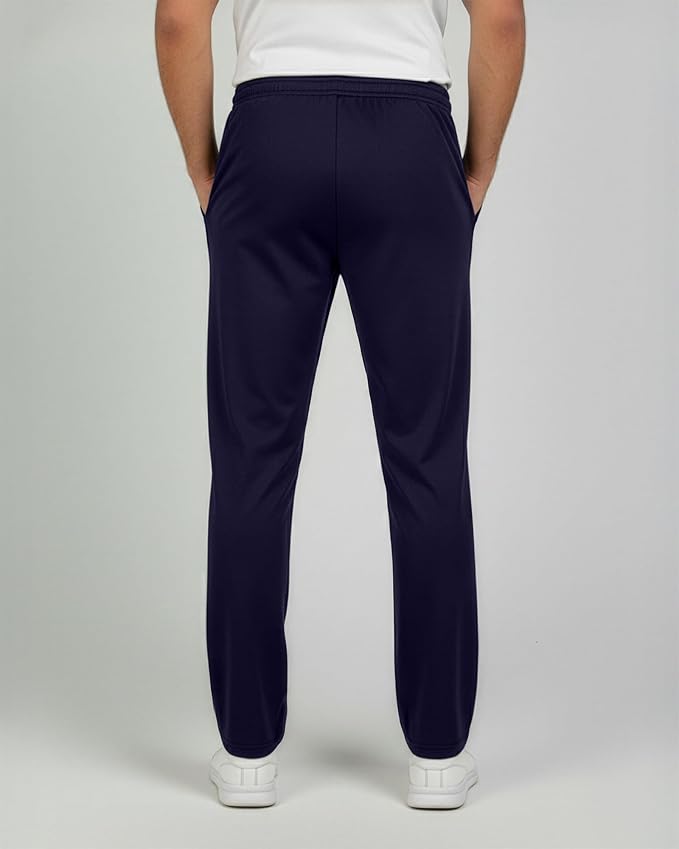 3 Pack Men's Mesh Open Bottom Sweatpants Active Athletic Workout Gym Pocket | Available in Big & Tall, Uncuffed, Elastic Waistband, Drawstring, Straight Leg, Running, Jogging, Exercise, Training, Sports - Image 9