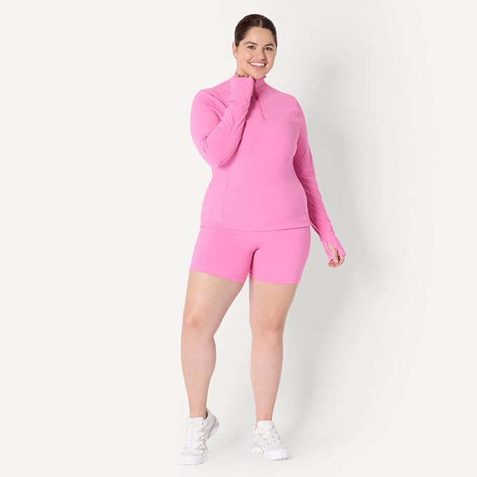 Amazon Essentials Women's Active FormFlex Buttery Soft Slim Fit Quarter Zip Long Sleeve Pullover Jacket - Image 7