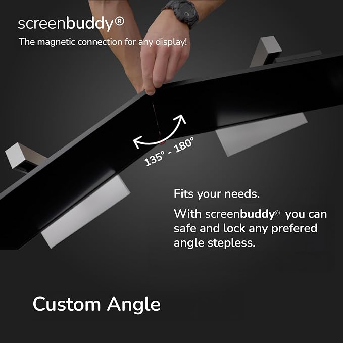 Set of 2, Magnetic Connection for Your Screens, Suitable for All Computer Monitors - Innovative Computer and Gaming Equipment - Image 8