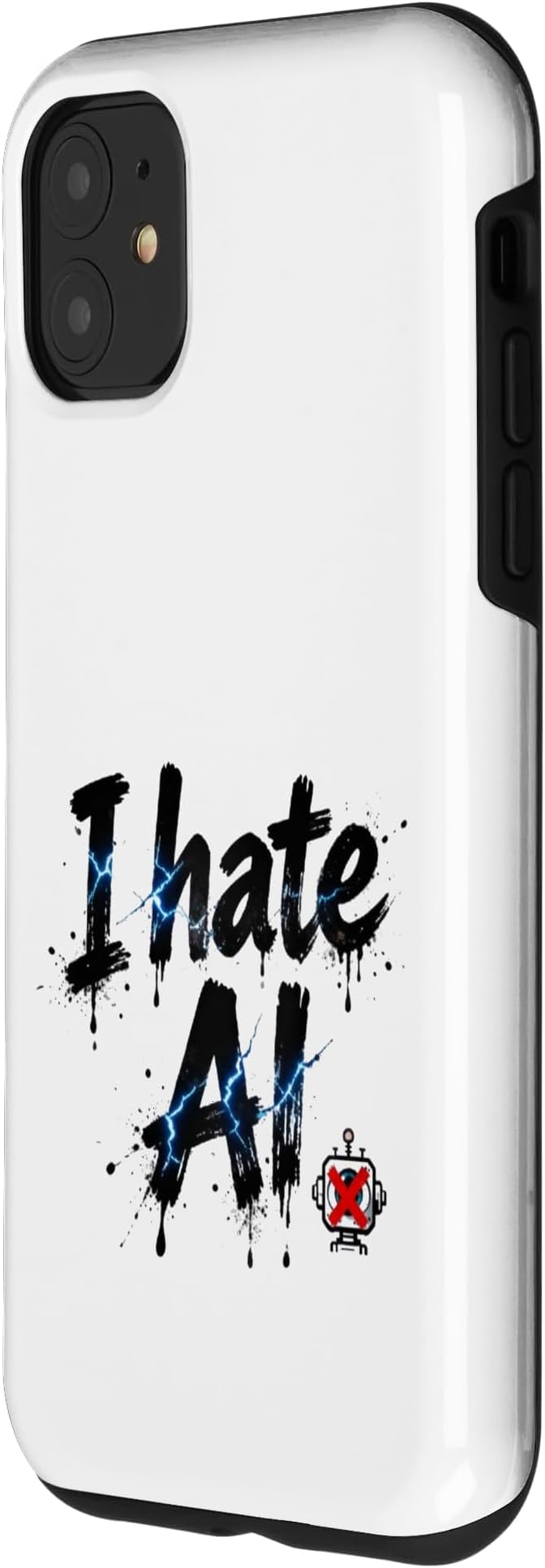 I Hate Ai Case for iPhone 11 - Image 2