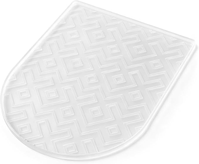 Silicone Coffee Mat,15.8"x 11.8"in Bar Mat for Countertop,Heat-Resistant,Non-Slip,Leak-Proof,Fit for Coffee Maker/Espresso Machine-Translucent - Image 8
