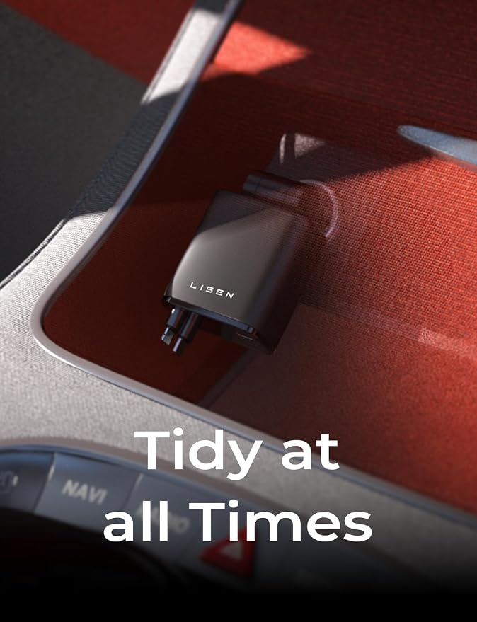 LISEN Retractable Car Charger 4 in 1 for Cars, 69W Retractable USB C Car Charger with 31.5in Cable, Fast Charging for iPhone 17 16 15 14 13 12 Pro Max Plus, Compact Cars Accessories for Daily Driving - Image 9