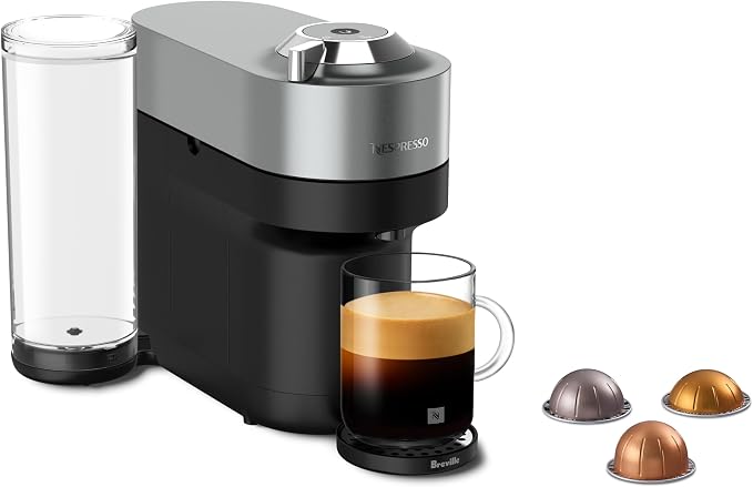 Nespresso Vertuo Pop+ Deluxe Coffee and Espresso Maker by Breville, Titan by Unknown