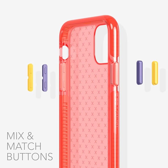 tech21 Evo Check Phone Case for Apple iPhone 11 with 12 ft. Drop Protection Coral - Image 15