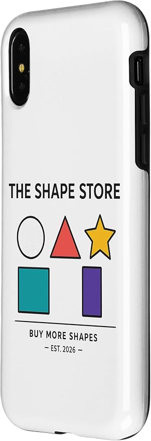 The Shape Store Funny Viral Meme from 2026 AI Humor Case for iPhone X/XS - Image 2