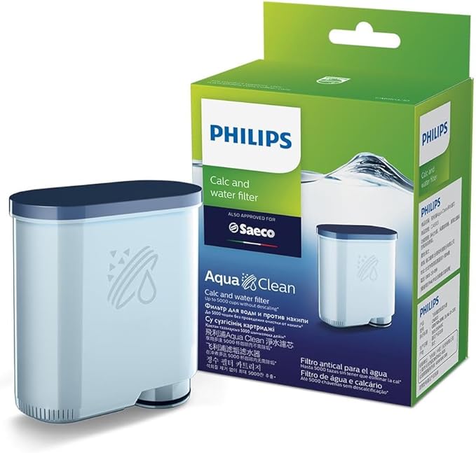 Philips Kitchen Appliances Philips AquaClean Original Calc and Water Filter, No Descaling up to 5,000 cups, Reduces Formation of Limescale, 1 AquaClean Filter, (CA6903/10) by Unknown