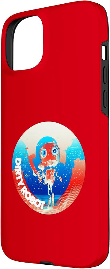 Dirty Robot my computer friend brand AI computing code cobot Case for iPhone 15 Plus - Image 2