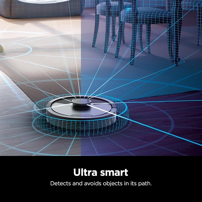 SHARK RV2620WD AI Ultra Robot Vacuum and Mop with Matrix Clean Navigation, CleanEdge Technology, Perfect for Pet Hair, Carpets, Hard Floors, Compatible with Alexa, Black/Mocha - Image 11