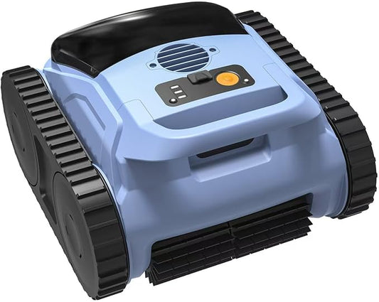 Cordless Pool Cleaner Robot, Pool Vacuum for Inground Pool & Above Ground Pool, Smart Navigation Self-Parking, LED Indicator, Wall&Waterline Cleaning Pool Robot up to 2150 Sq.ft by PoolVacuumRobot