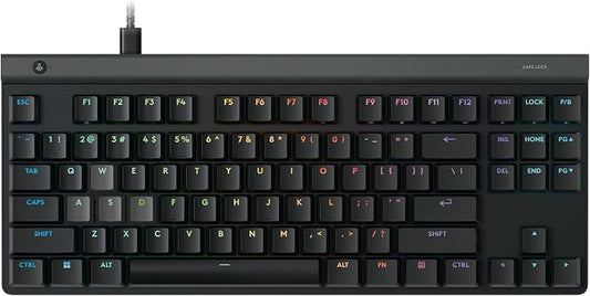 Logitech G515 TKL Rapid Wired Gaming Keyboard (Hall-Effect) - Black | Fully customizable, analog switches, rapid trigger, ultra-slim, USB-A port connection by Unknown