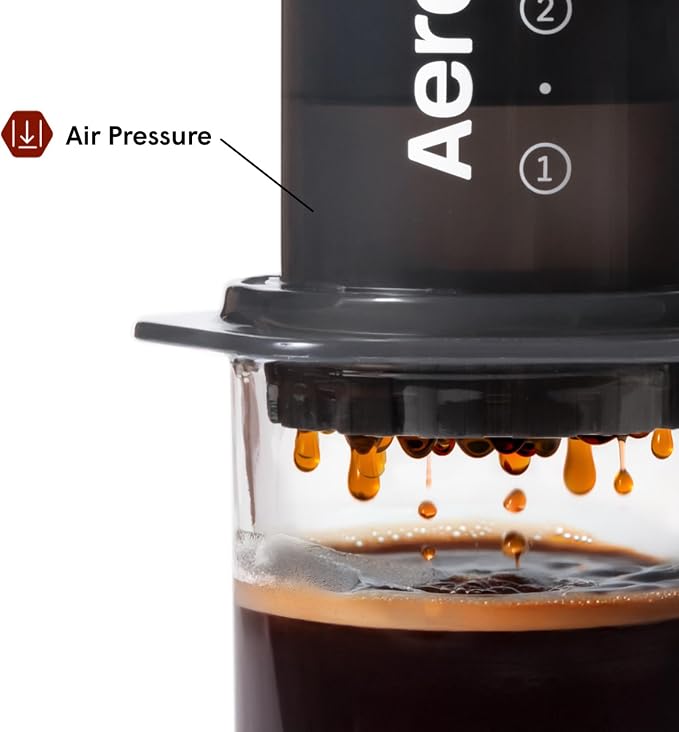 AeroPress Original Coffee Press, French Press, Pour-Over & Espresso Style | All-in-One Manual Coffee Maker, 2-Minute Brew, Less Bitterness, More Flavor, Portable, Travel & Camping - Image 4