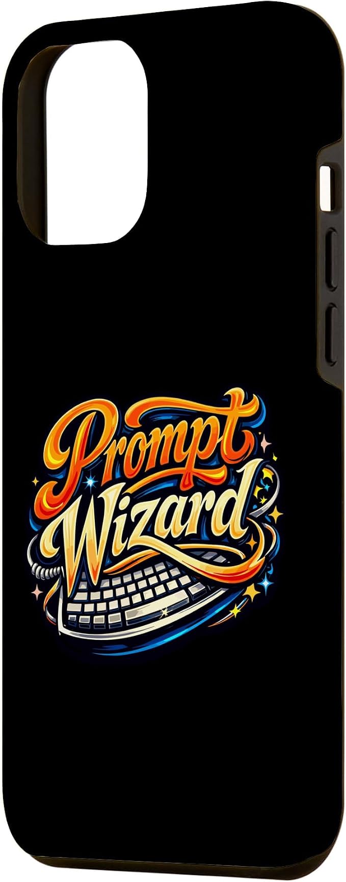 Prompt Wizard AI Retro Keyboard Case for iPhone 12 Pro Max - Image 2