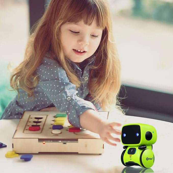 Contixo R1 Kids Robot Toy, Mini Electronic Robot with Lights, Music, Dancing, Touch Sensor, Educational Toy for Boys Girls Ages 3-8 - Image 4