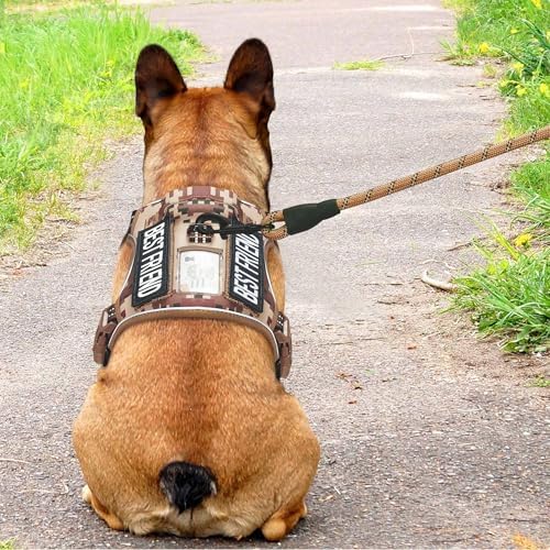 Beebiepet Tactical No Pull Dog Harness with Leash, Small, Desert Camo - Image 3