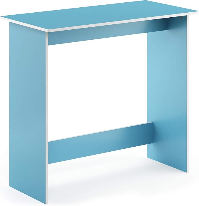 FURINNO Simplistic Study Table, Light Blue - Image 5
